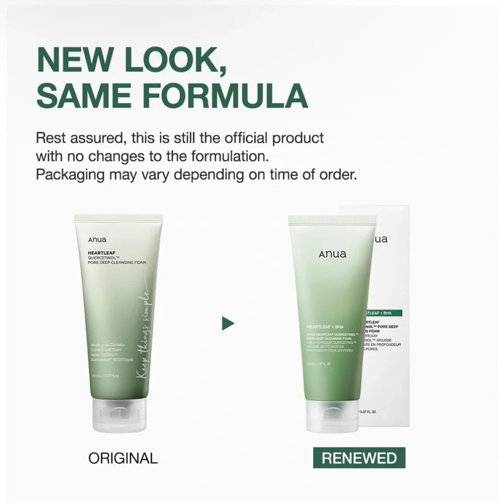 ANUA Heartleaf Quercetinol Pore Deep Cleansing Foam 150ml AUTHENTIC